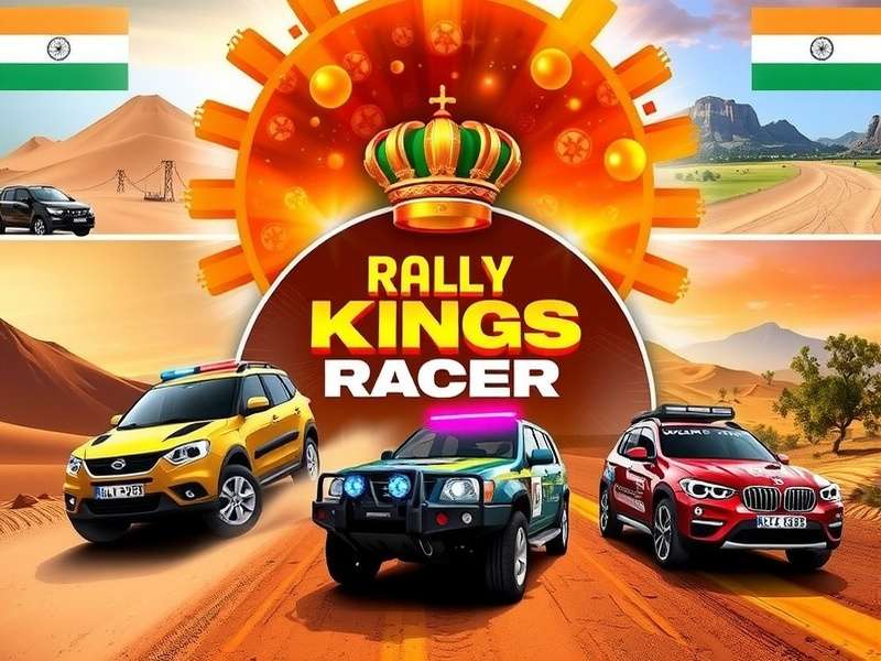 Rally Kings Racer Indian Tracks Collage - Desert, Backwaters, Hills